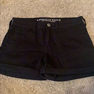 black jean short
